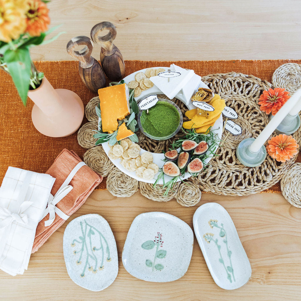 Botanical Stoneware Plate
