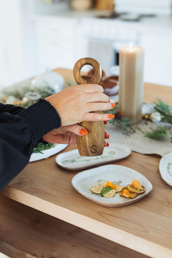 Acacia Wood Salt & Pepper Mills