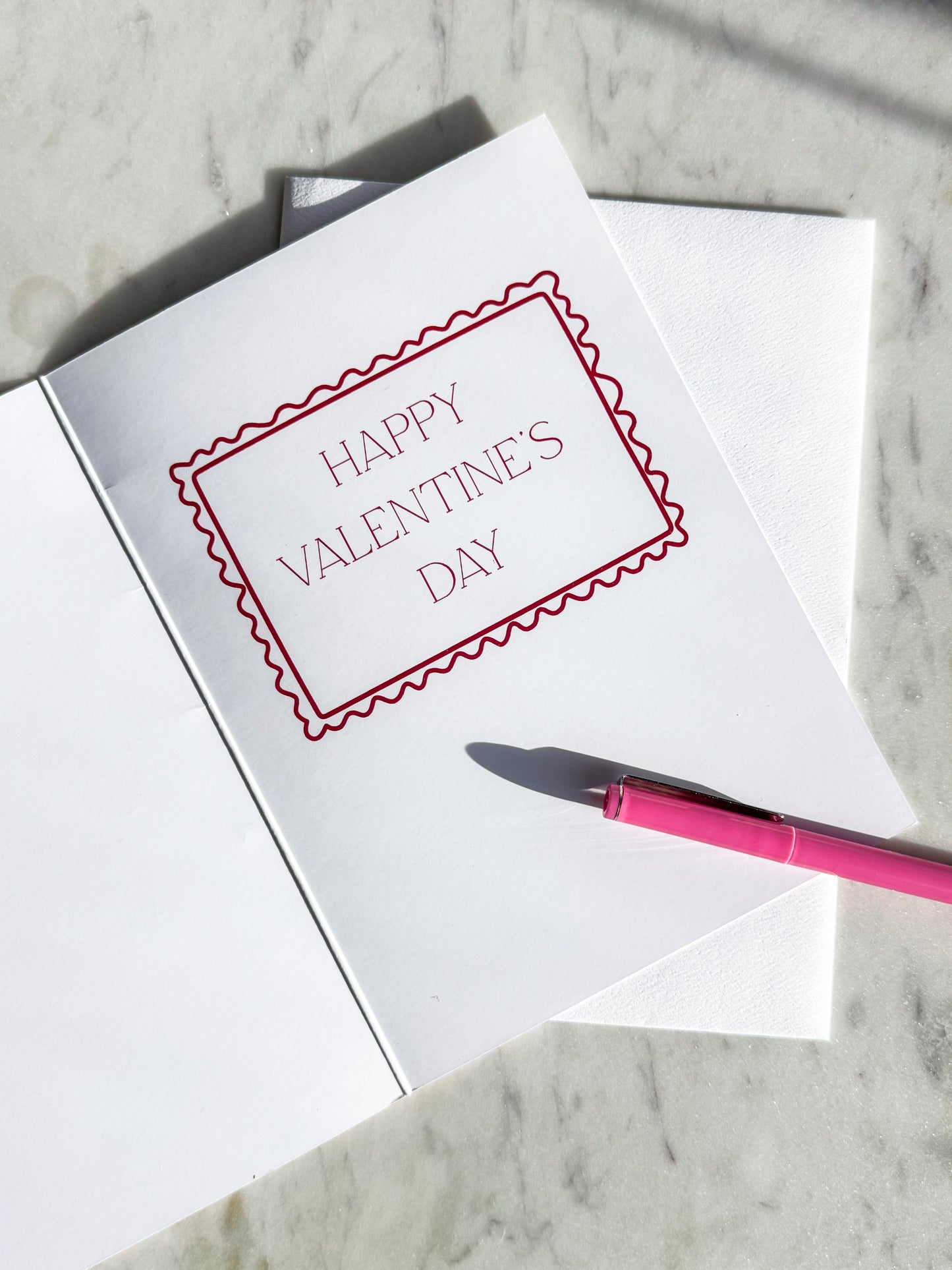 Red Rose Bouquet Valentine's Day Card