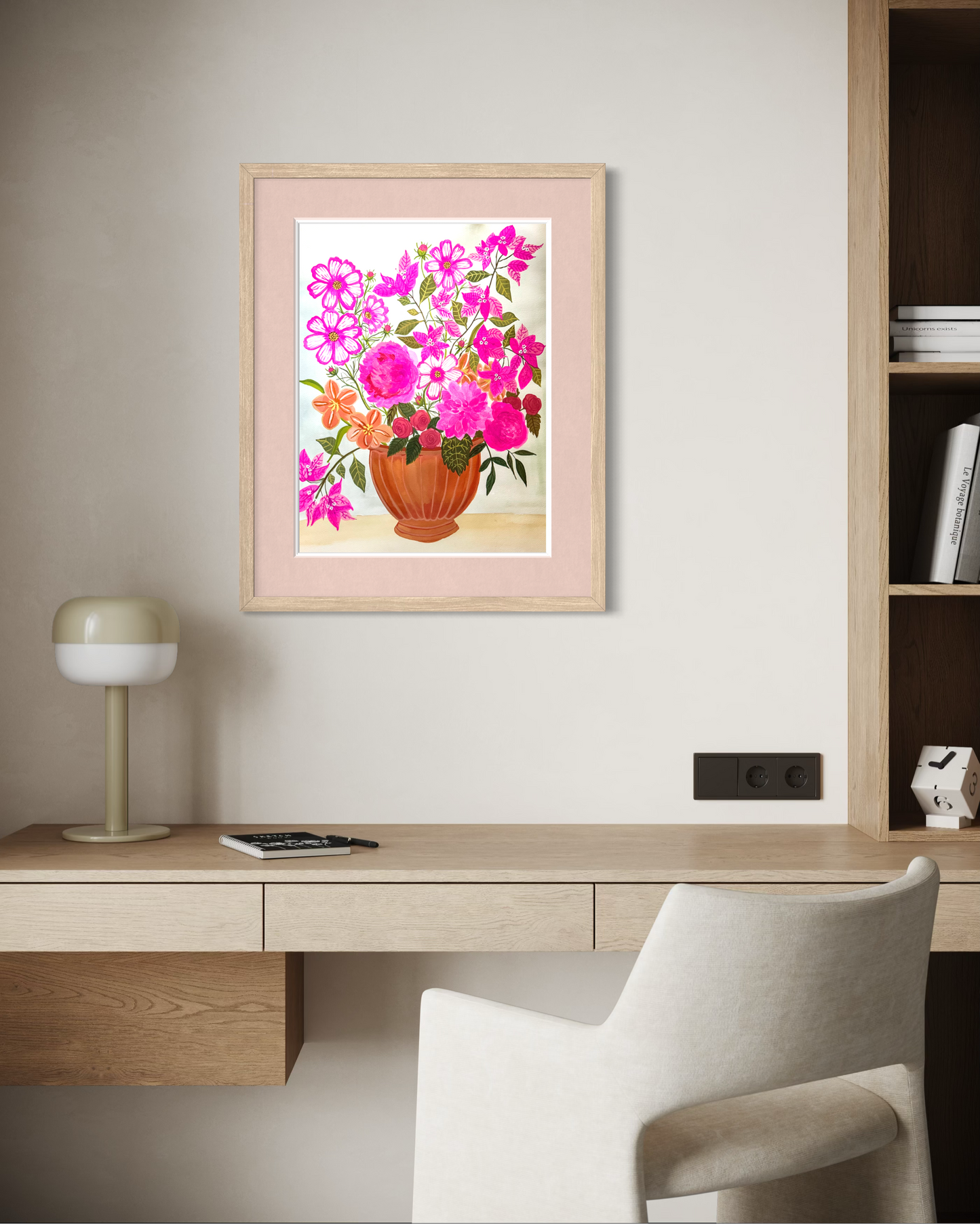 Pink Party in a Terracotta Vase