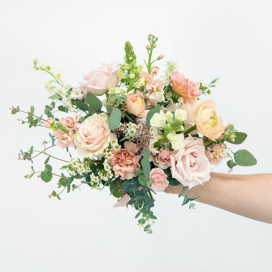 The Harper Blush Bridesmaid Bouquet