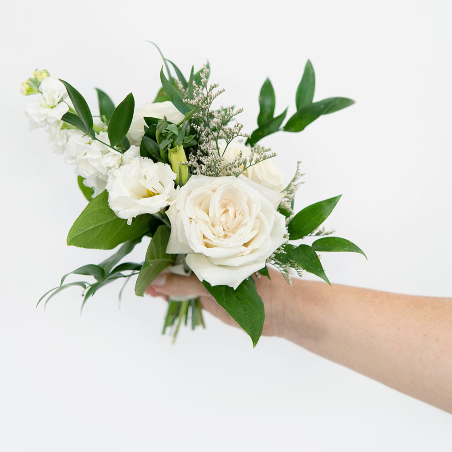 The Sophia Classic Whites Mini Bouquet