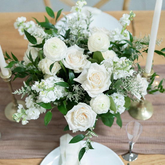 Load image into Gallery viewer, The Sophia Classic Whites Centerpiece
