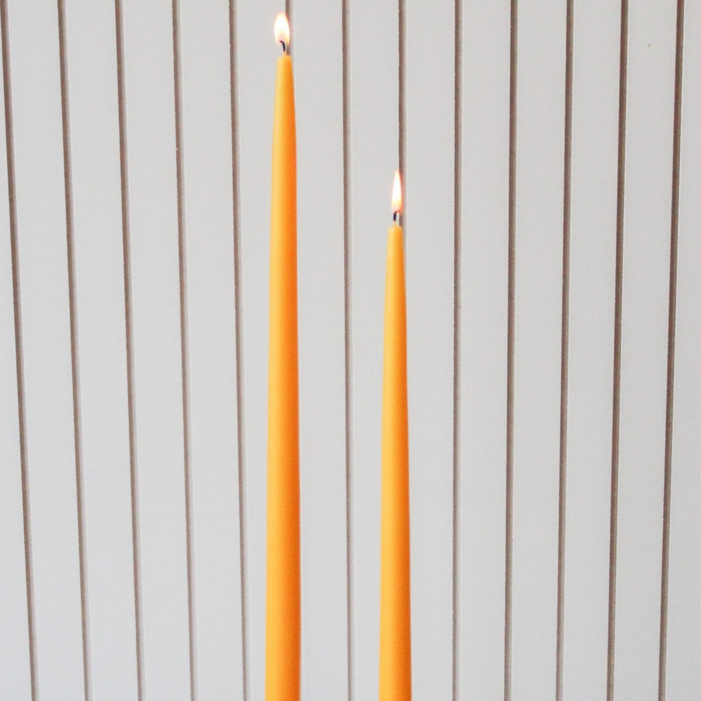 Dipped Taper Candles-Saffron